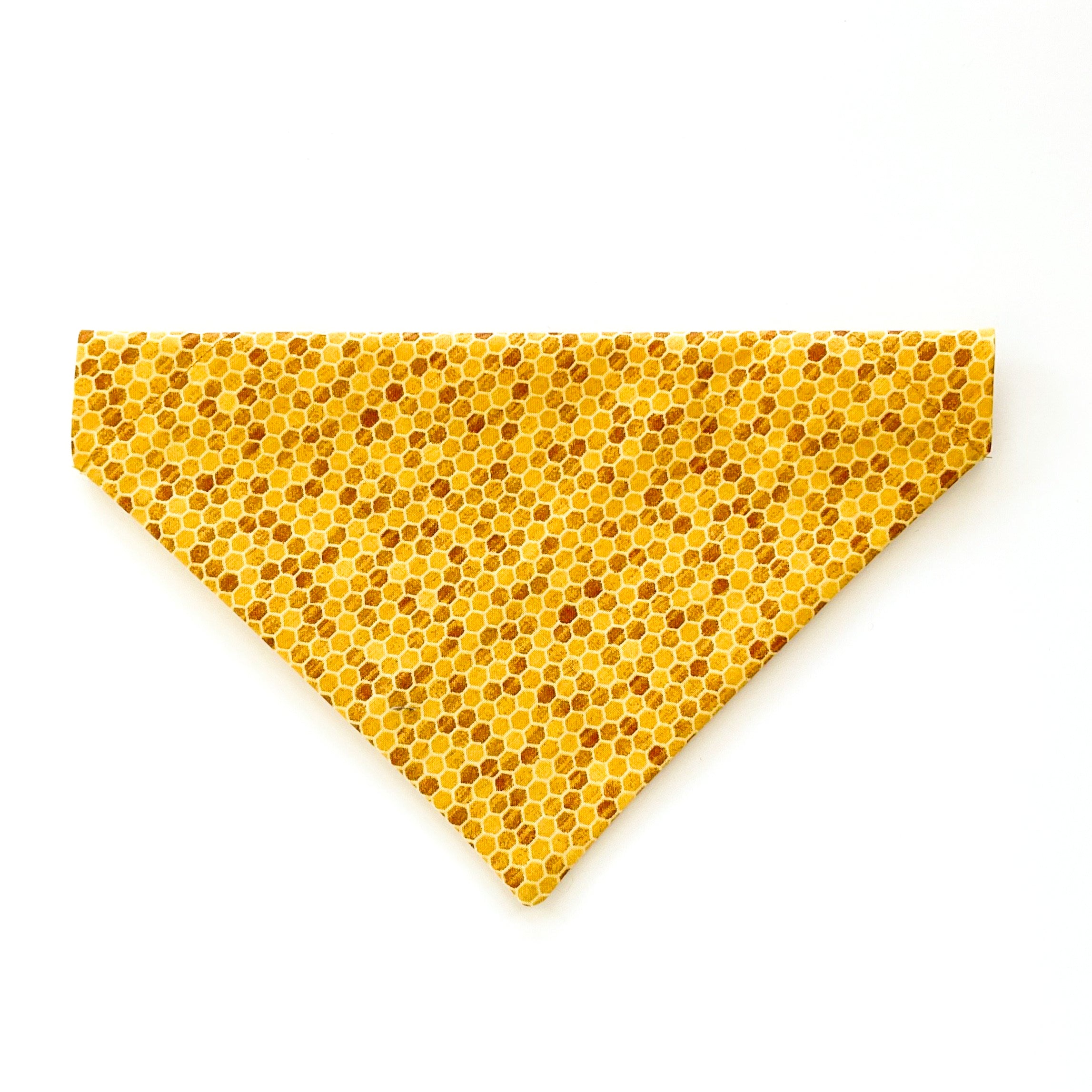 Honey Comb & Bees Dog Bandana